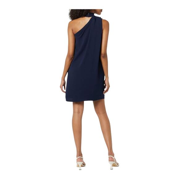 Trina Turk Asymmetrical Women's size 10 One Shoulder Career Sophisticated Dress - Picture 2 of 12